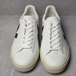 Veja Campo Leather Sneakers - White and Black